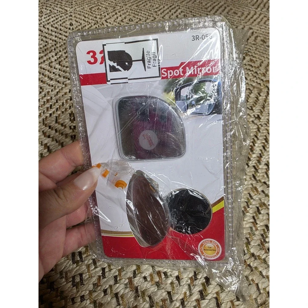 Blind Spot Mirror for Car (2 Pack) - HD Frameless Wide-Angle Convex Mirror for S